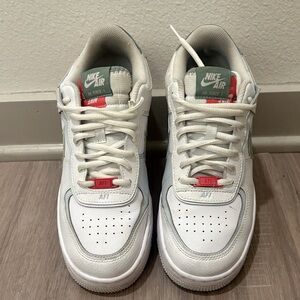 Nike Kids Sneakers - White and Red Accents